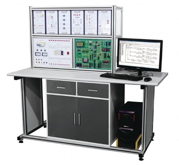 PLC与微机接口综合实验装置,可编程与微机接口实训台